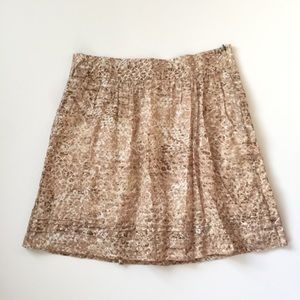 Ann Taylor LOFT skirt side zip fully lined EUC 4